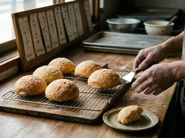焼きたては本当に一番おいしいのか：メロンパンは「粗熱30分後」が最高という主張